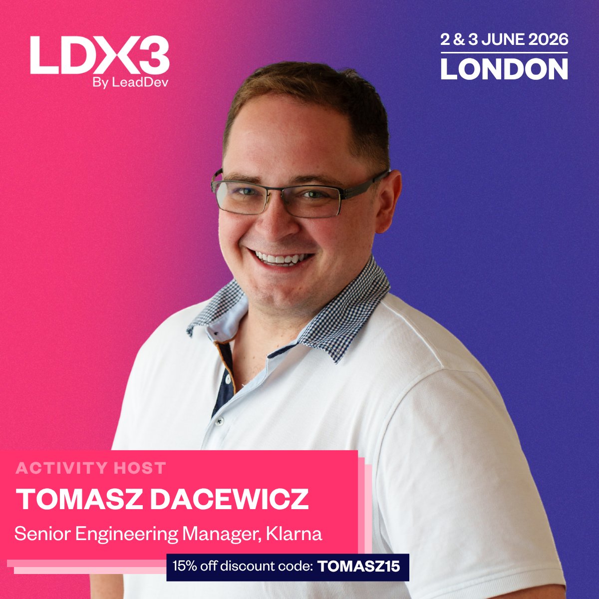 Tomasz Dacewicz at LDX3